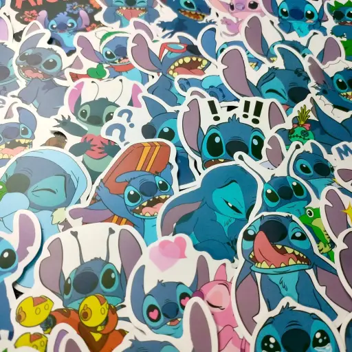 Stitch Stickers - 15, 30, or 50 pcs 